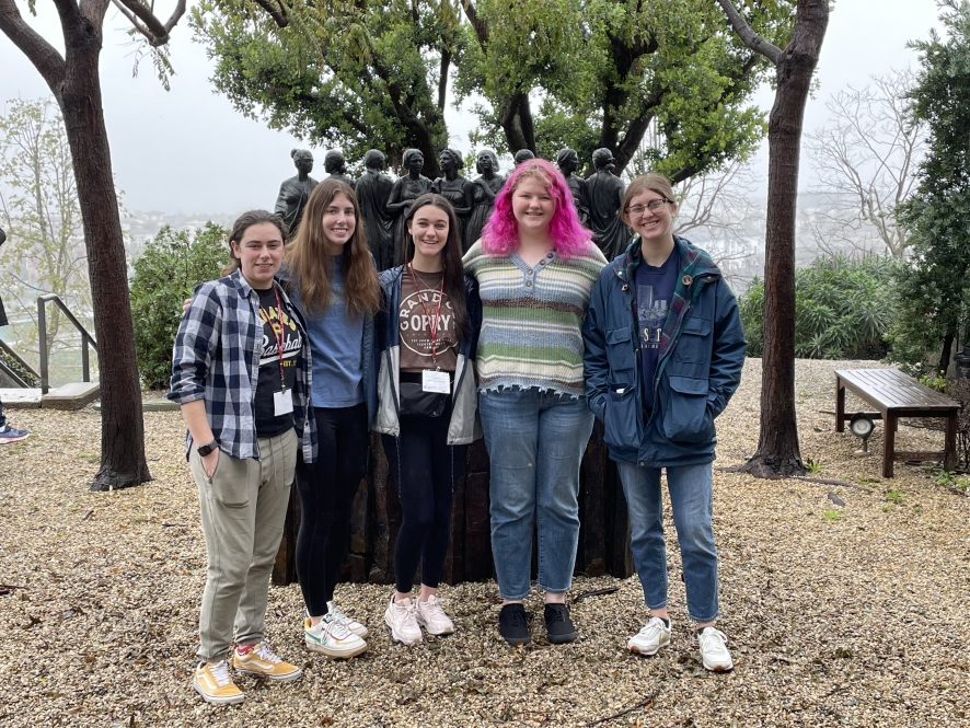 Honors students attending the Aִ˰appԼ Honors Conference at Loyola Marymount (Los Angeles, Spring 2023)
